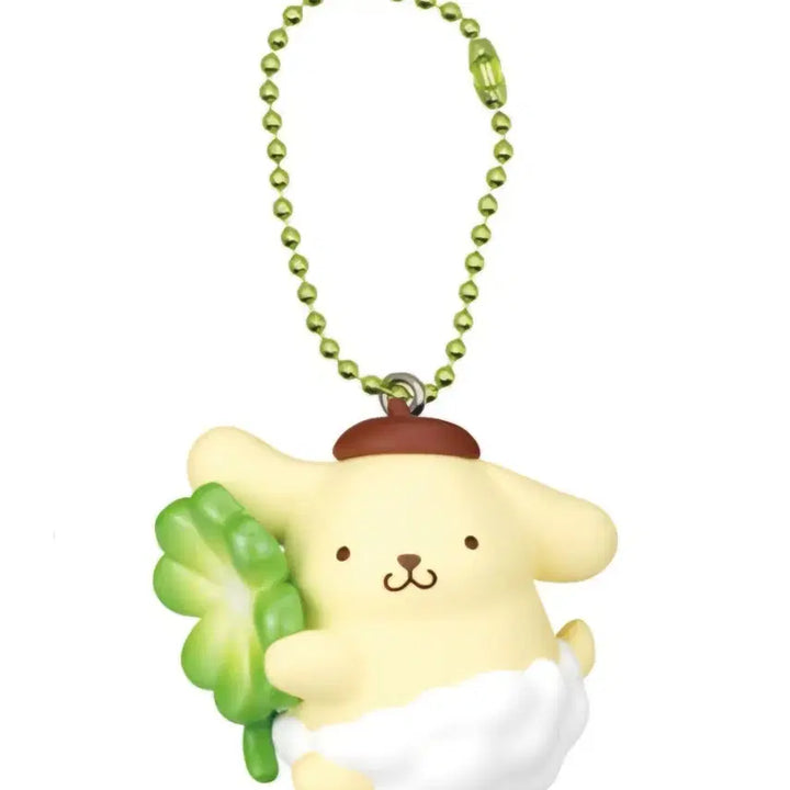 [BUNJANG] Sanrio Four-Leaf Clover Mascot Gacha Pompompurin, Cinnamoroll, Pochacco, Usahana / 산리오 네잎클로버 마스코트 가챠 폼폼푸린 시나모롤 포차코 우사하나