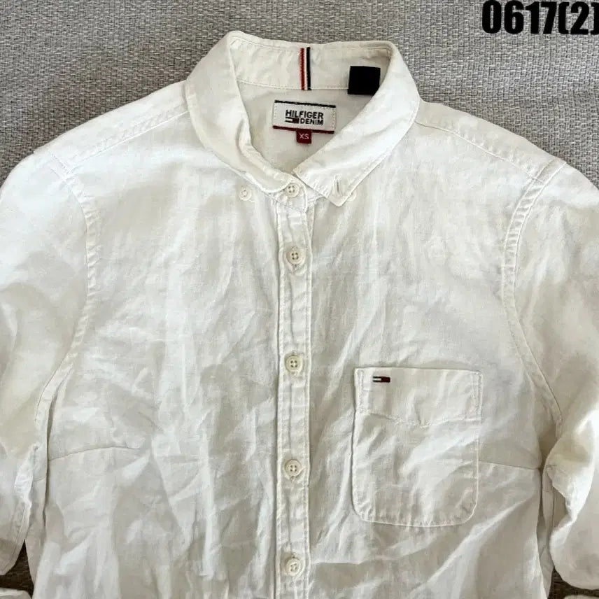 [BUNJANG] Tommy Hilfiger Oxford Shirt White XS / 타미힐피거 옥스포드 셔츠 화이트 XS 0617
