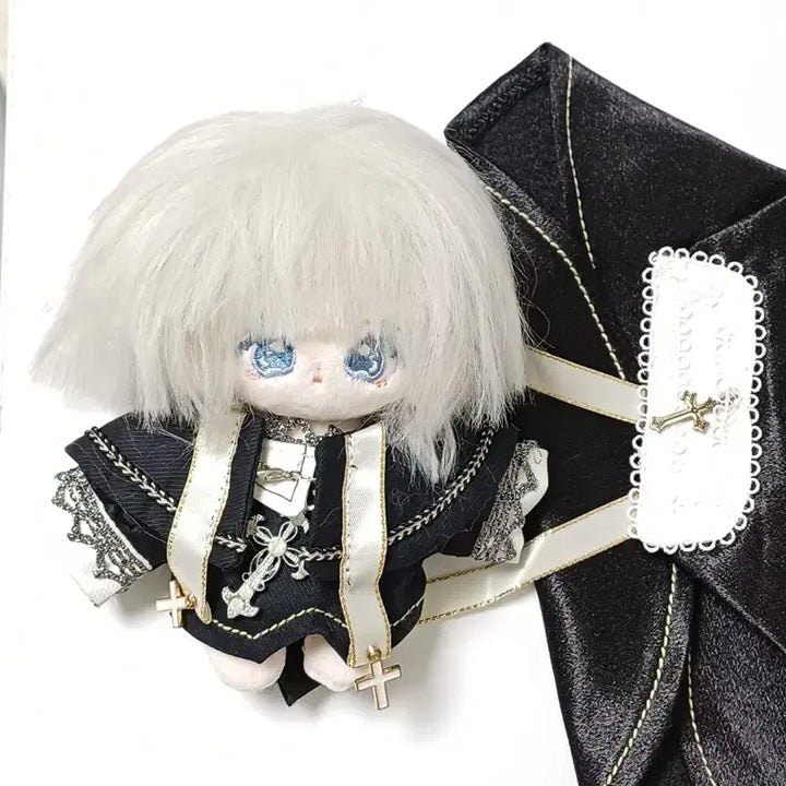 [BUNJANG] Bundle Set 10cm Unstuffed Doll Clothing - Priest and Nun Outfits / 일괄) 무속성 솜인형 10cm 옷포함성직자 신부복 수녀