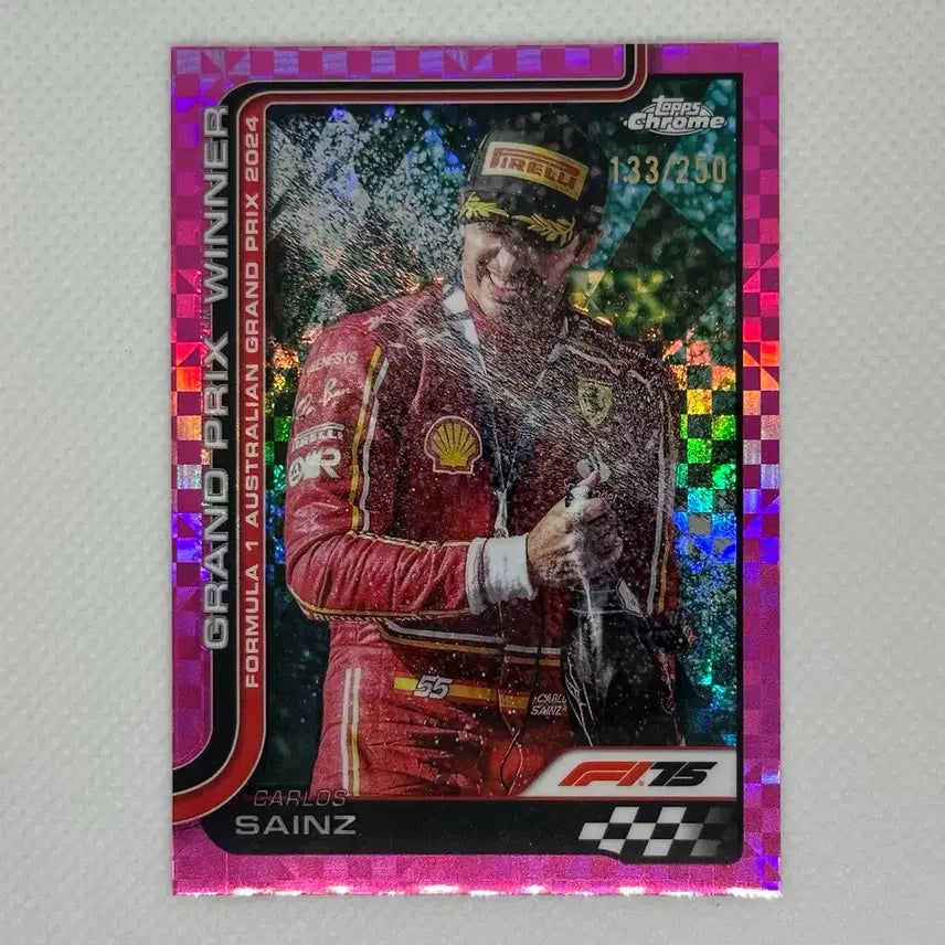 [BUNJANG] 2025 Topps Chrome Carlos Sainz Limited Edition Card 