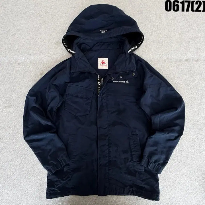 [BUNJANG] Le Coq Sportif Windbreaker Hooded Zip-Up Jacket M / 르꼬끄 스포르티브 바람막이 후드 집업 자켓 M 0617
