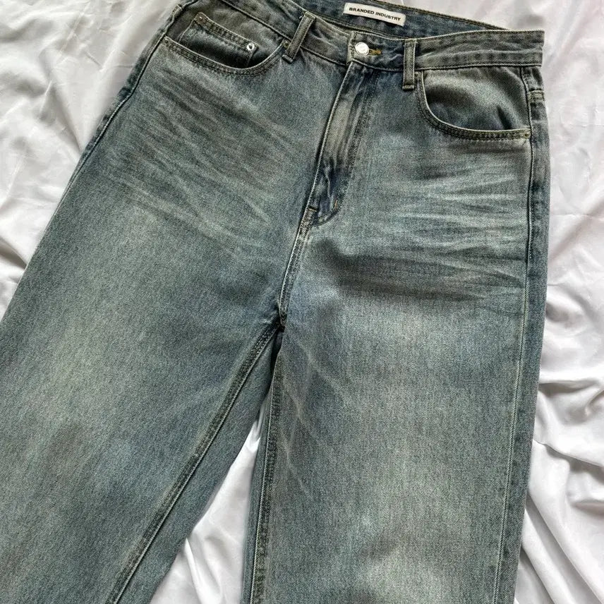 [BUNJANG] Branded EXTRA WIDE DENIM SAND BLUE / [30] 브랜디드 EXTRA WIDE DENIM SAND BLUE