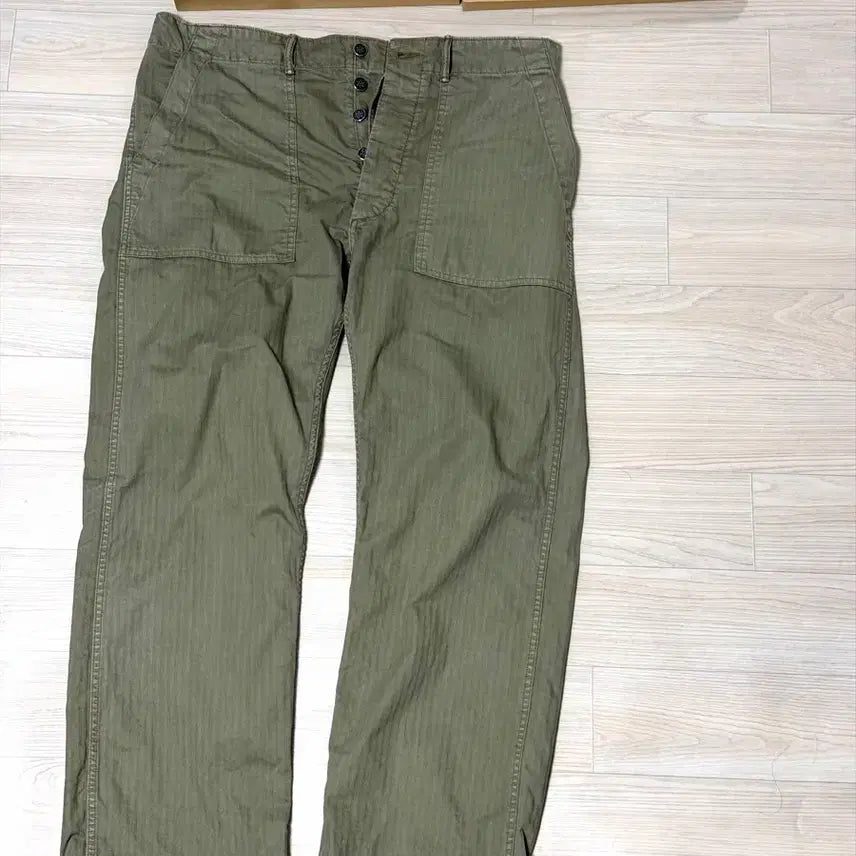 [BUNJANG] RRL Herringbone Fatigue Pants (W34*L32) / rrl 더블알엘 헤링본 퍼티그 W34*L32