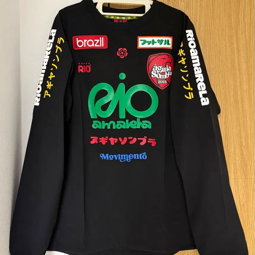 [BUNJANG] RioAmarella Japan Sponsor Top 2XL Black / [2XL] 리우아마렐라 재팬 스폰서 탑