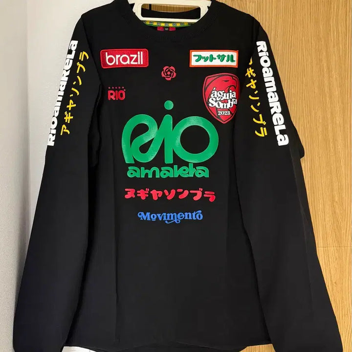 [BUNJANG] RioAmarella Japan Sponsor Top 2XL Black / [2XL] 리우아마렐라 재팬 스폰서 탑