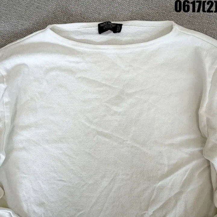 [BUNJANG] Saint James Long Sleeve T-Shirt White Size 3 / 세인트제임스 롱슬리브 티셔츠 화이트 3 0617