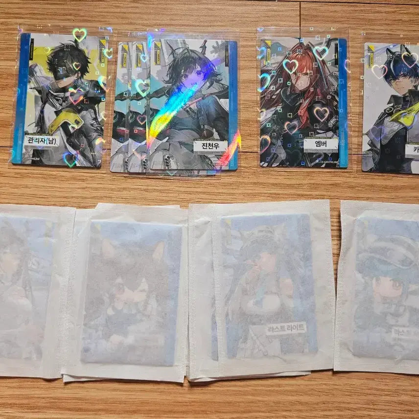 [SOLD OUT] 명일방주 엔드필드 GS25 콜라보 포토카드+띠부씰