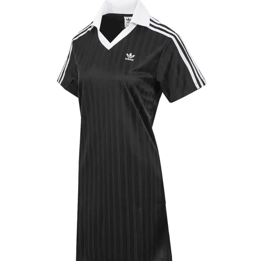 [BUNJANG] Adidas Three-Stripes Collar Dress - Size M / 아디다스 삼선카라원피스 M사이즈