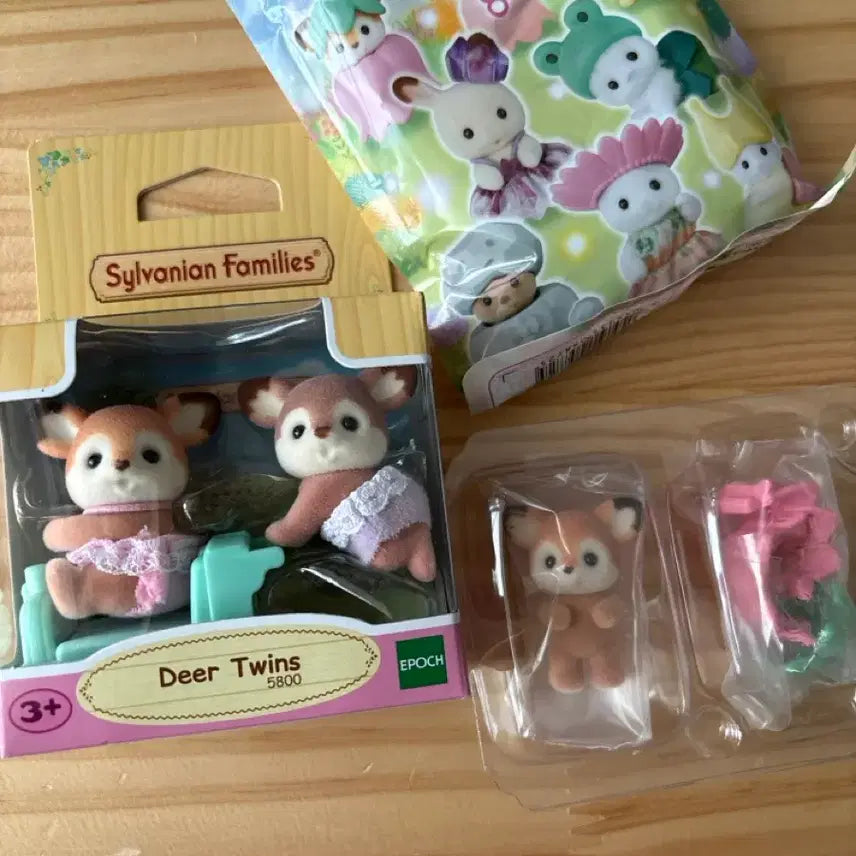 [BUNJANG] Sylvanian Families Deer Twins &amp; Forest Fairy Blind Pack Baby Deer Set / 실바니안 사슴쌍둥이 &amp; 숲속요정 사슴아기