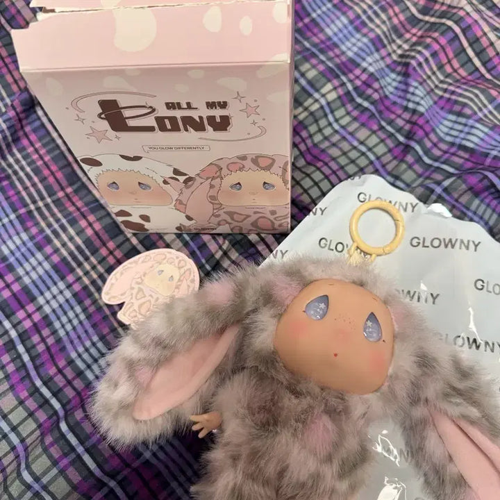 [BUNJANG] GLOWNY ALL MY LONY Keyring Pinky / 글로니 ALL MY LONY 키링