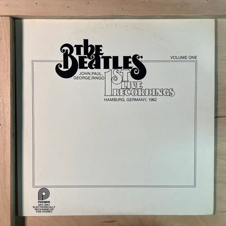 [SOLD OUT] The Beatles 1st Live Recordings 미국 1979년
