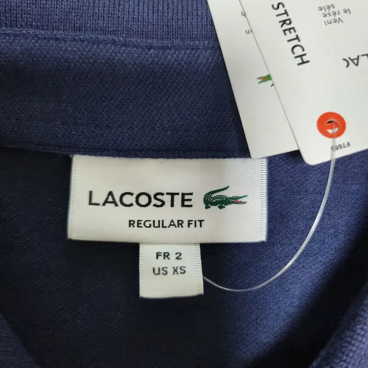 [BUNJANG] Lacoste Color-Block Short-Sleeve Polo Shirt Navy/White M / 라코스테 카라티 네이비 화이트 배색M