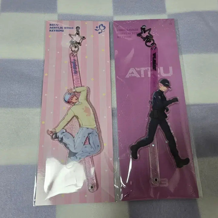 [BUNJANG] PLAVE Bambi Acrylic Stick Keyring Bundle Set (Sealed) / (미개봉) 플레이브 밤비 스틱 키링 일괄 양도