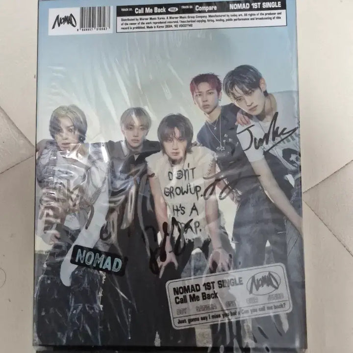 [SOLD OUT] 노매드  1st 싱글 앨범 Call Me Back사인반