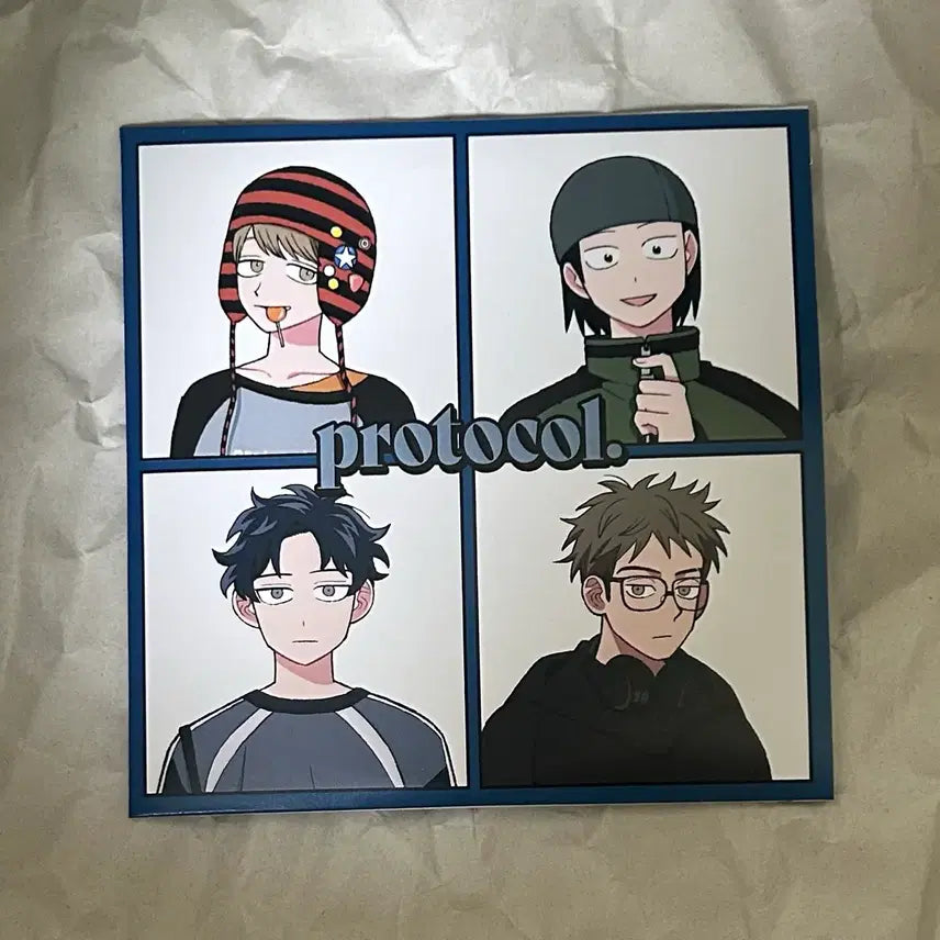 [BUNJANG] Ordinary Sound Band Protocol Record Style Coaster / 평범한 경음부 프로토콜 레코드풍 코스터