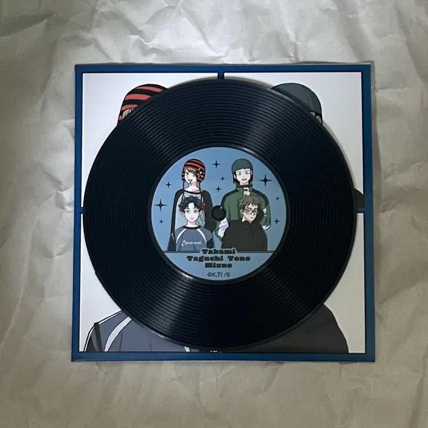 [BUNJANG] Ordinary Sound Band Protocol Record Style Coaster / 평범한 경음부 프로토콜 레코드풍 코스터