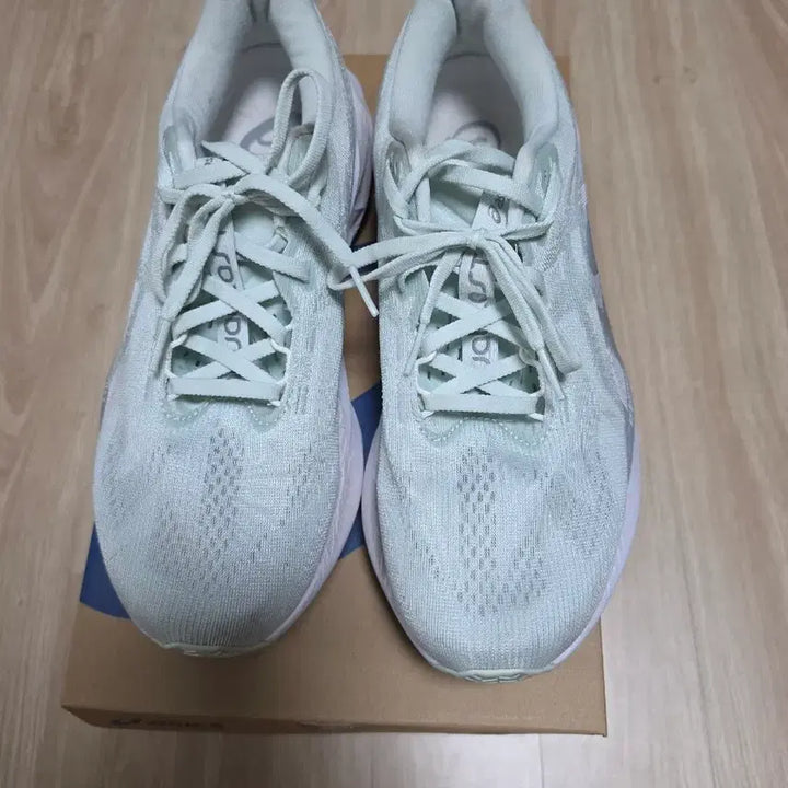[BUNJANG] Asics NovaBlast 5 Pure Aqua Sil Grey Running Shoes / 아식스 노바블라스트 5 퓨어 아쿠아 실 그레이 270