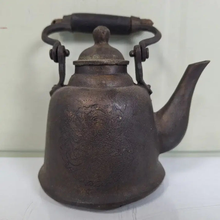[BUNJANG] Vintage Bronze Small Teapot for Collection / 취미 수집 동 브론즈  옛날 주전자 소형