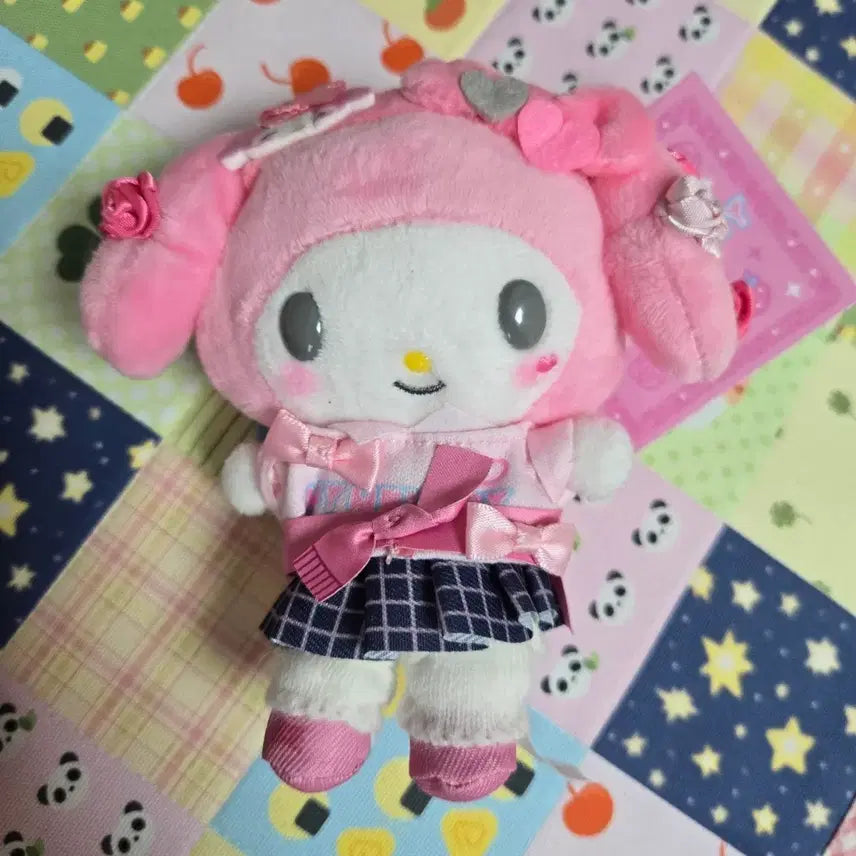[BUNJANG] Sanrio My Melody Kirameki 2nd Edition Mascot Keychain Plush / 마이멜로디 키라메키 2탄 마스코트 키링 인형