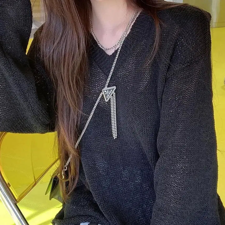 [BUNJANG] Prada Chain Shoulder Bag (Crossbody Convertible) / 프라다 체인 숄더백(크로스백가능)