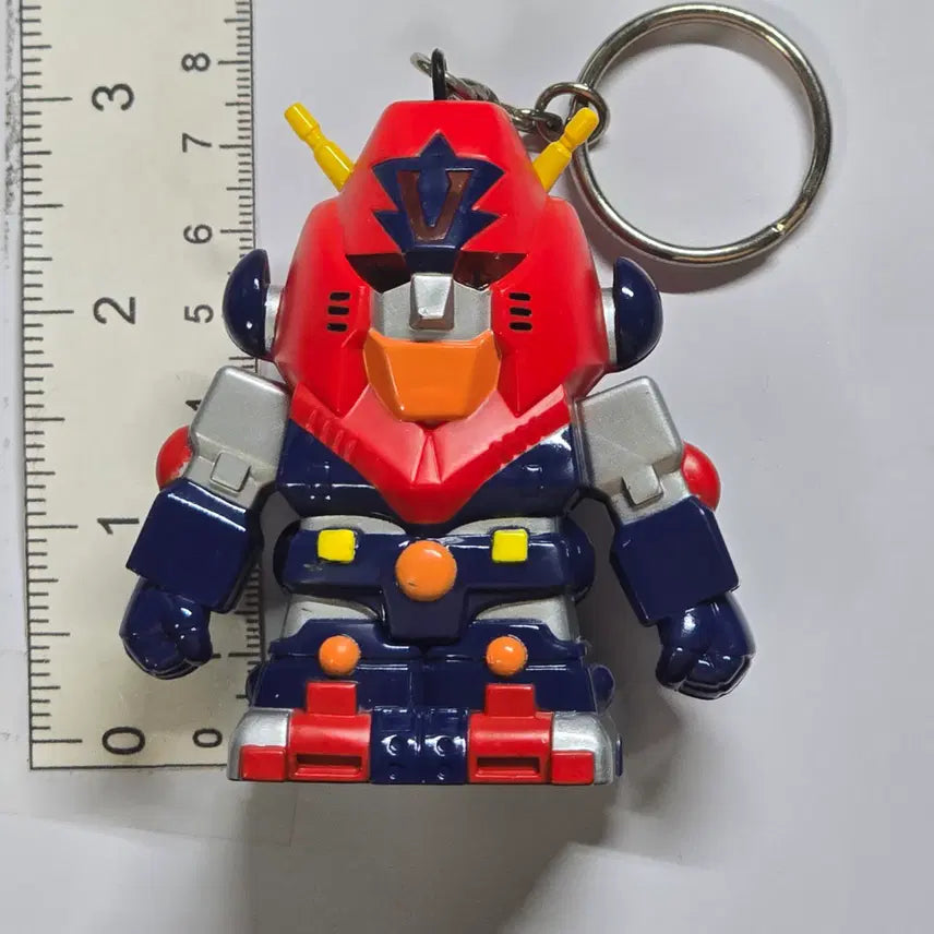 [BUNJANG] Combattler V Super Robot Chogokin Mini Figure Keychain with Light-Up Eyes / 초전자로보 콤바트라 V 슈퍼로봇대전 미니 피규어 장난감 키홀더 눈불빛작동