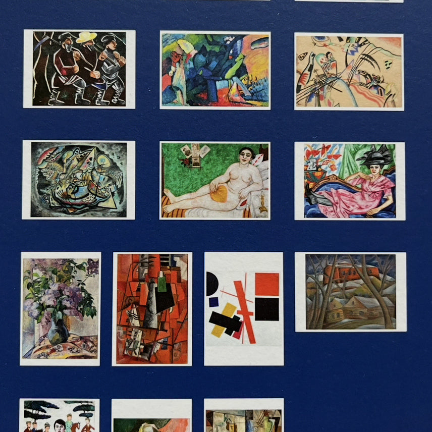 [BUNJANG] Russian Avant-Garde Art Postcard Book Set / 러시아 아방가르드 아트 엽서북 16장 20권 일괄판매
