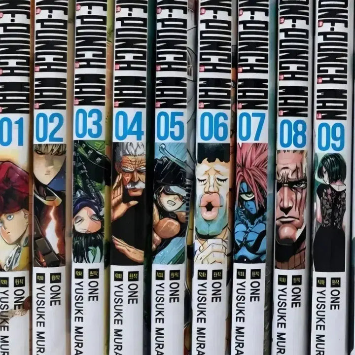 [BUNJANG] One-Punch Man Manga Volumes 1-9, 17-21, 23 / 원펀맨 만화책 1~9권, 원펀맨 17 ~21  23