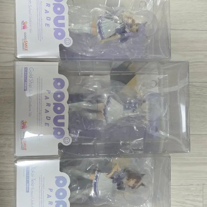 [BUNJANG] Good Smile Company Pop Up Parade Gold Ship, Teio, McQueen 3-Figure Set / 우마무스메 굿스마일 팝업퍼레이드 3종