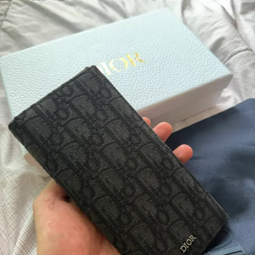 [BUNJANG] Dior Oblique Long Wallet Black / 디올 오블리크 장지갑 블랙 급처