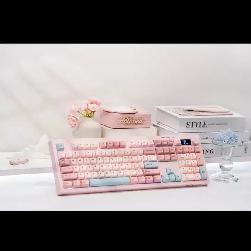 [BUNJANG] AULA S102 Pro Spider Membrane Pink Keyboard / AULA S102 PRO 독거미 멤브레인 핑크 키보드