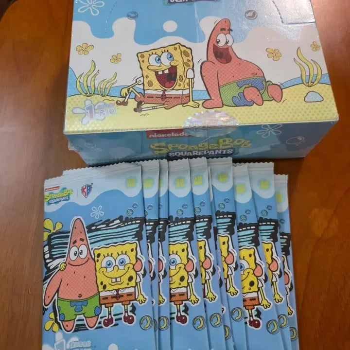 [BUNJANG] SpongeBob SquarePants Goods Card Box &amp; Card Packs / 스펀지밥카드 스퀘어팬츠 굿즈 카드박스 판매