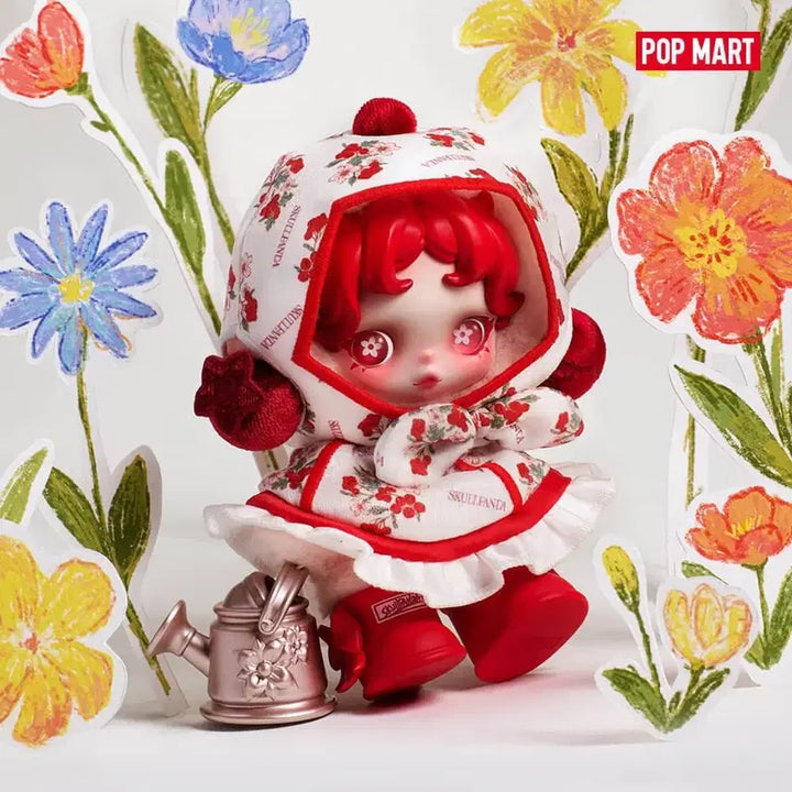 [BUNJANG] Pop Mart Skullpanda Series Flower Doll Keychain (Sealed) / [팝마트 정품/박스미개봉] 스컬판다 꽃들 사이에서 시리즈 인형 키링