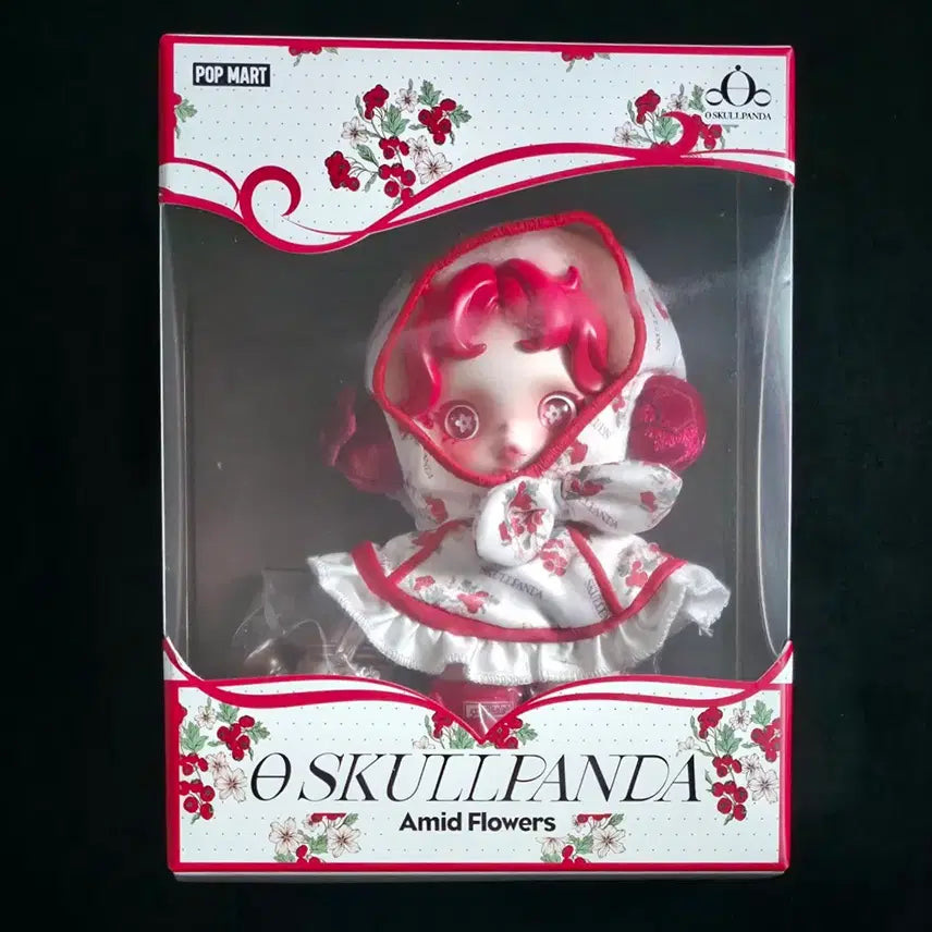 [BUNJANG] Pop Mart Skullpanda Series Flower Doll Keychain (Sealed) / [팝마트 정품/박스미개봉] 스컬판다 꽃들 사이에서 시리즈 인형 키링