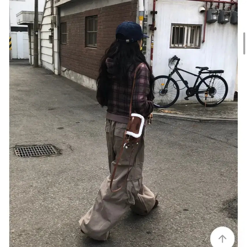 [BUNJANG] Big Cargo Wide Pants - Beige / 빅 카고 와이드팬츠 회베이지컬러