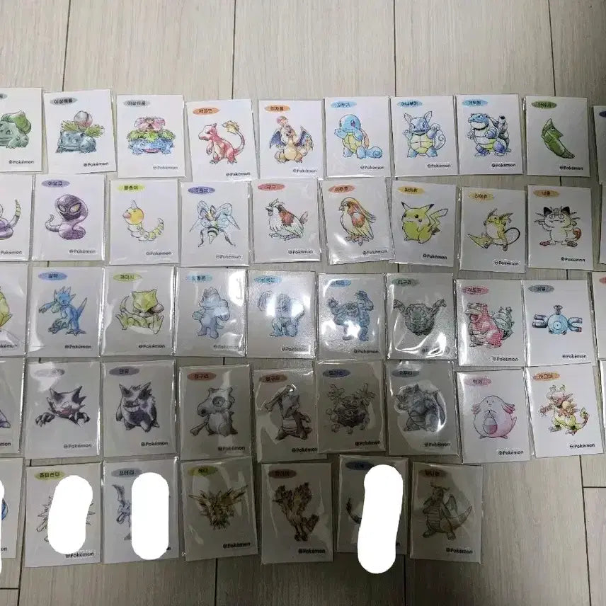 [BUNJANG] Pokemon Artwork Tteobuseal Sticker Set / 포켓몬 아트워크 띠부씰 판매 및 교환