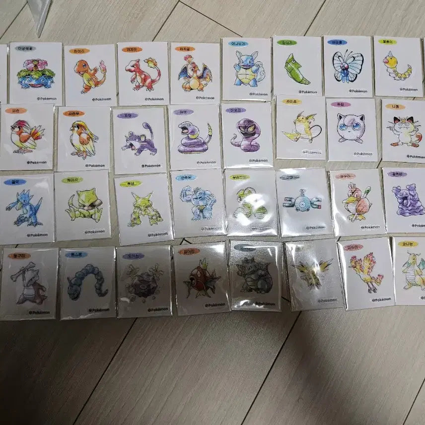 [BUNJANG] Pokemon Artwork Tteobuseal Sticker Set / 포켓몬 아트워크 띠부씰 판매 및 교환