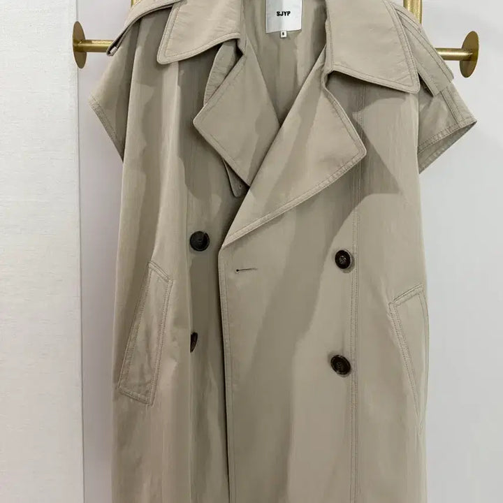 [BUNJANG] SJYP Denim Mix Trench Vest (Size S) / SJYP 데님 믹스 트렌치 베스트