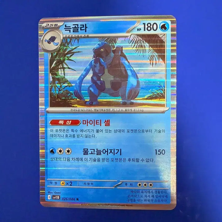 [BUNJANG] Pokemon Card Goldeen Holo / 포켓몬카드 늑골라 홀로 카드