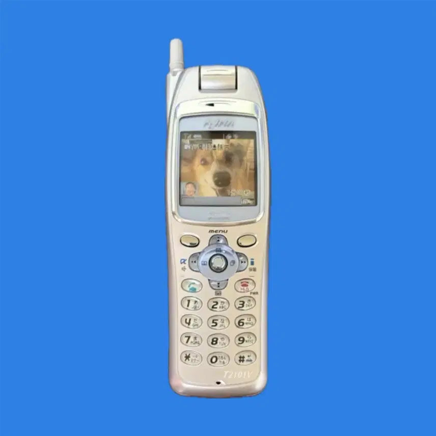 [BUNJANG] Docomo Welsh Corgi Lenticular Screen Mockup Phone / 도코모 웰시코기 렌티큘러 화면 일본 목업폰 모형폰