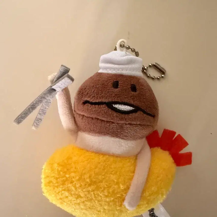 [BUNJANG] Nameko Tempura Keychain / 나메코 튀김 키링