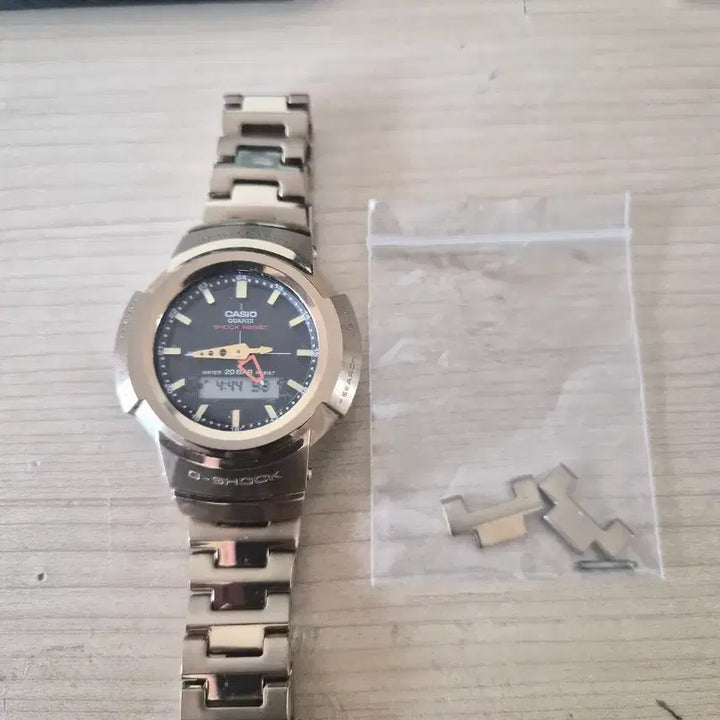 [BUNJANG] G-Shock Full Metal AWM-500GD-9ADR Solar Gold Watch / 지샥 풀메탈 AWM-500GD-9ADR 솔라 골드