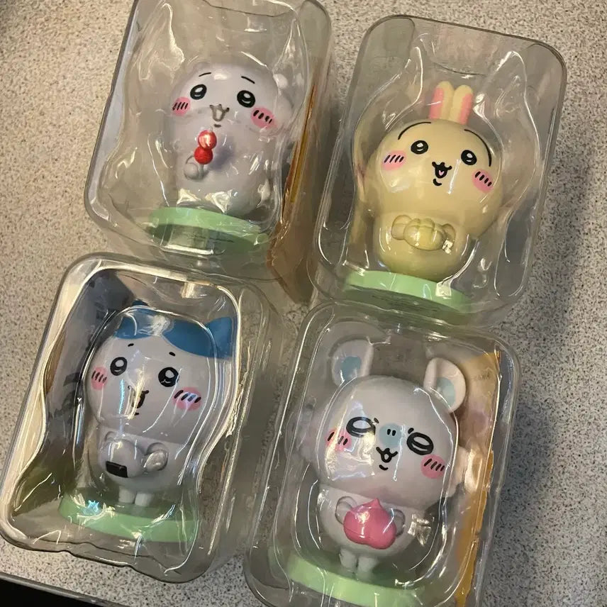 [BUNJANG] Chiikawa Lunchtime Figure Set (Sealed) - 4 Figures, Full Box / (미개봉)치이카와 런치타임 피규어 4종 풀박스