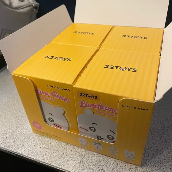 [BUNJANG] Chiikawa Lunchtime Figure Set (Sealed) - 4 Figures, Full Box / (미개봉)치이카와 런치타임 피규어 4종 풀박스