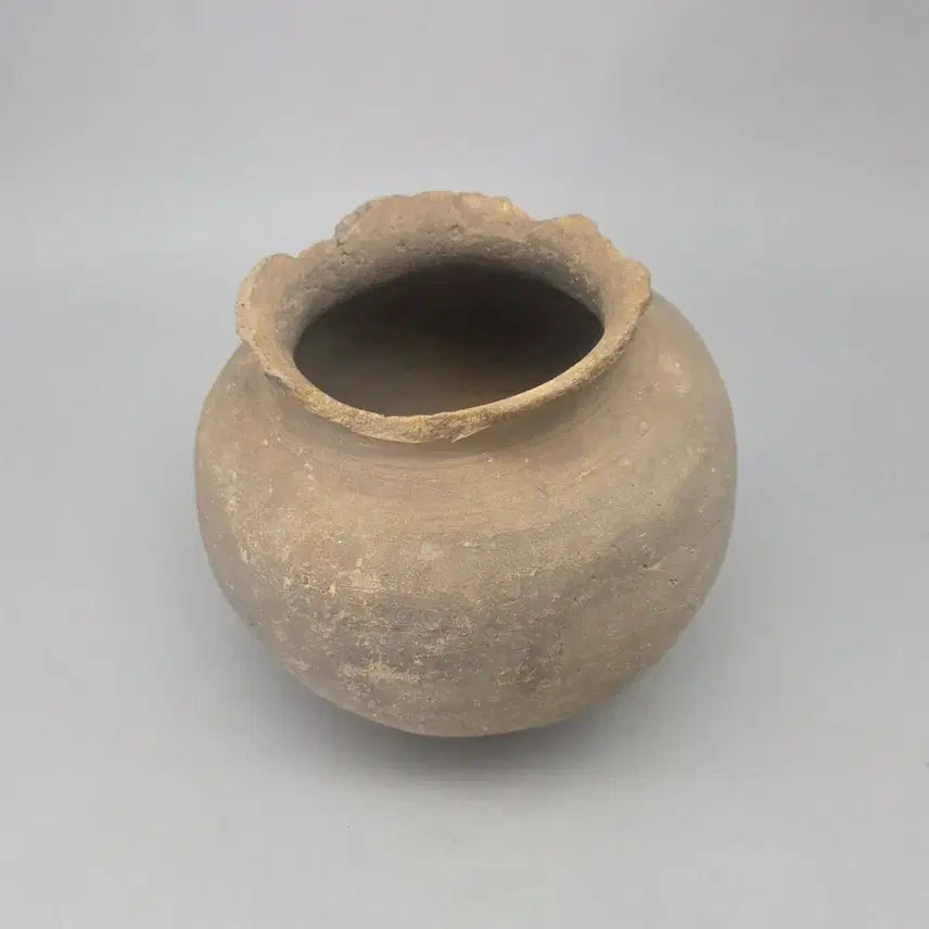 [BUNJANG] Silla Dynasty Somun Earthenware Jar / 골동품 신라시대 소문 토기 호