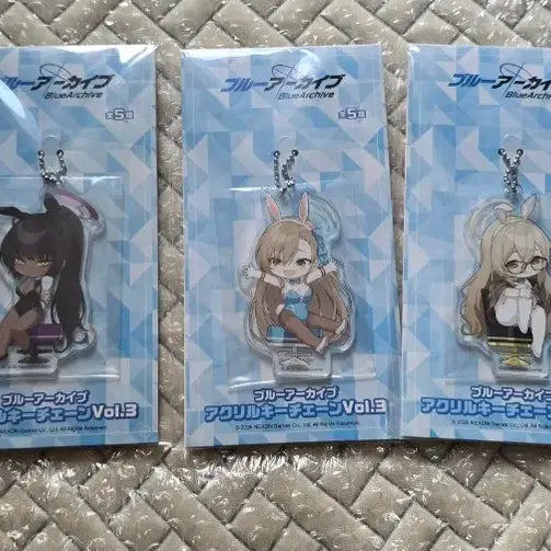 [BUNJANG] Blue Archive Animate SEGA C&amp;C Keychain Set / 블루 아카이브 애니메이트 세가 C&amp;C 키링 키체인