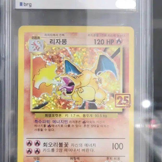 [BUNJANG] 25th Anniversary Promo Charizard CGC 9 / 급처) 25주년 프로모 리자몽 brg 9 등급
