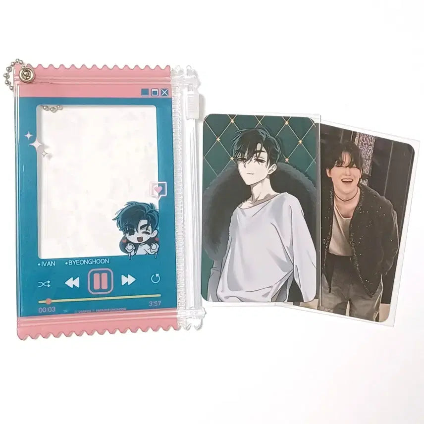 [BUNJANG] A-Stage E-van Park Byeong-hoon Fanmeeting Photocard Pouch Set / 에이스테 이반 포토카드 파우치 세트 박병훈 팬미팅 모펀