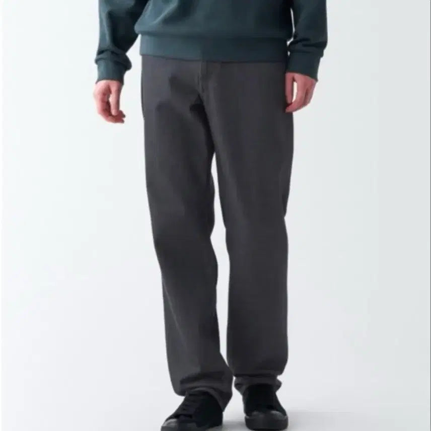 [BUNJANG] Muji Regular Fit Denim Pants Charcoal 29 / (새상품) 무인양품 레귤러 데님 팬츠 차콜 29