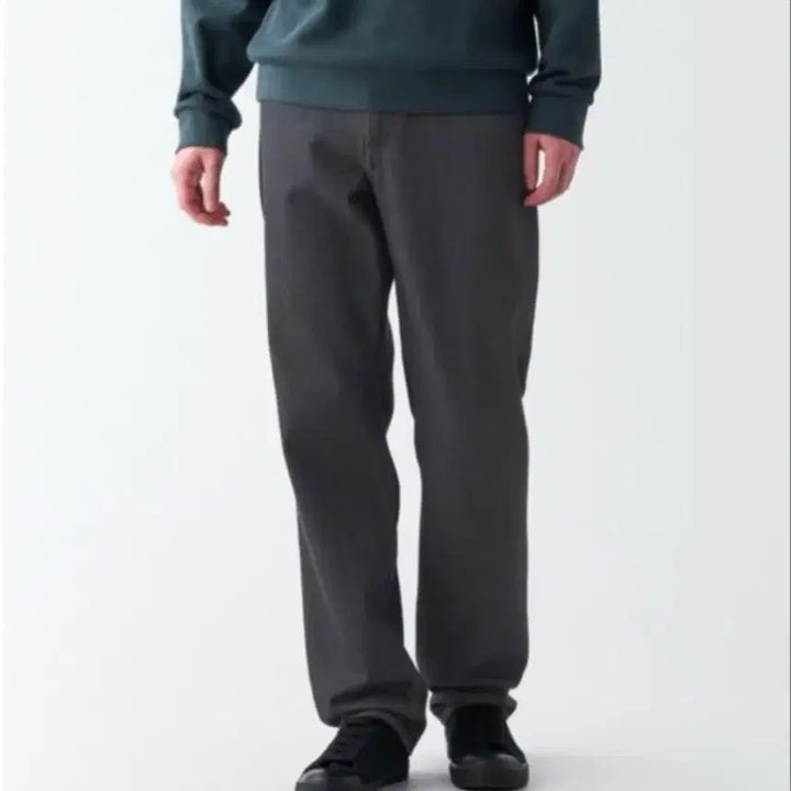[BUNJANG] Muji Regular Fit Denim Pants Charcoal 29 / (새상품) 무인양품 레귤러 데님 팬츠 차콜 29