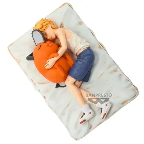 [BUNJANG] Banpresto Chainsaw Man Denji &amp; Pochita Break Time Figure (Sealed) / [미개봉] 체인소맨 덴지 포치타 피규어 반프레스토 브레이크타임